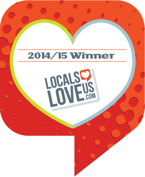 2014 / 2015 Locals Love Us Winner Badge